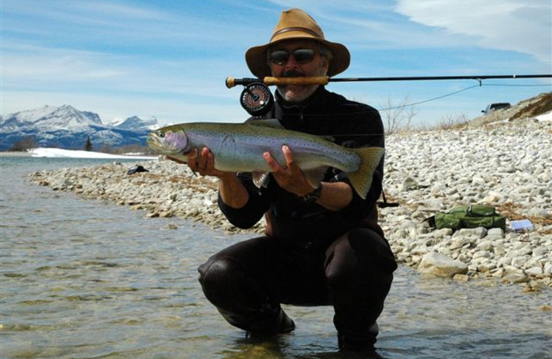 Fishing at Duck Lake Lodge.