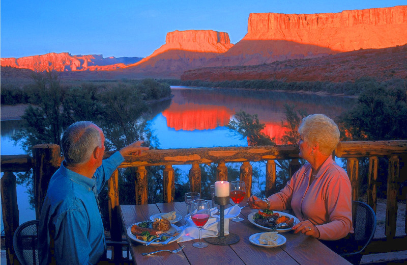 Couple at Red Cliffs Lodge.