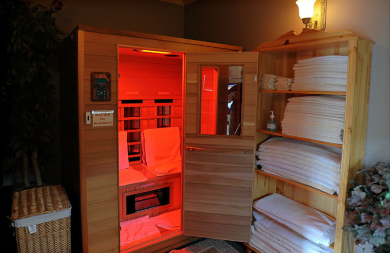 Sauna at A Vista Villa Couples Retreat.