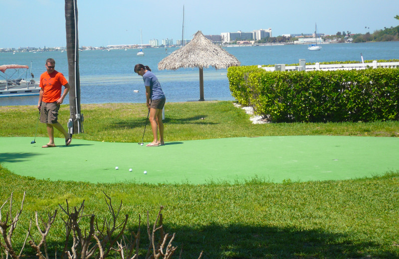 Mini golf at Bermuda Bay Resort.