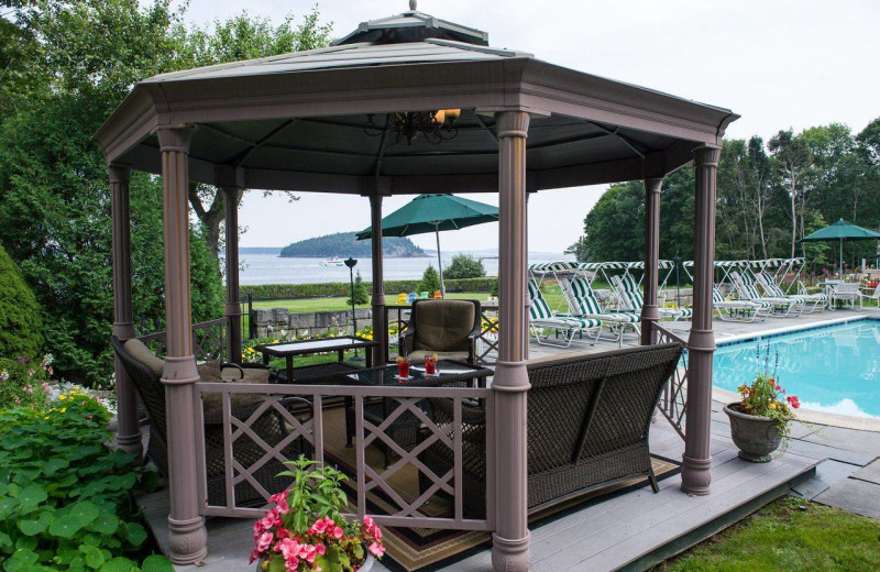 Gazebo at Balance Rock Inn.