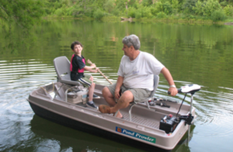 Fishing at Blue Jay Farm 