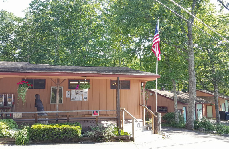 Exterior view of Otter Lake Camp Resort.