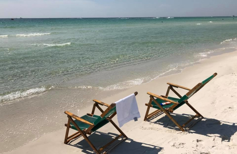 Beach at The Islander in Destin.