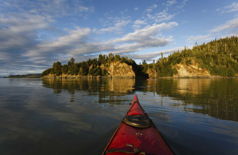 Kayaking at Bear Paw Adventure.