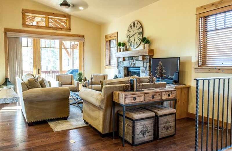 Living Room at Tahoe Signature Properties