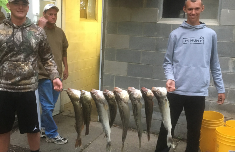 Fishing at Diamond Lake Resort.