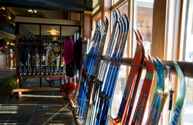 Ski rentals at Elk Ridge Resort.