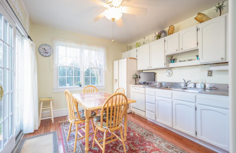 Rental kitchen at Jersey Cape Realty.