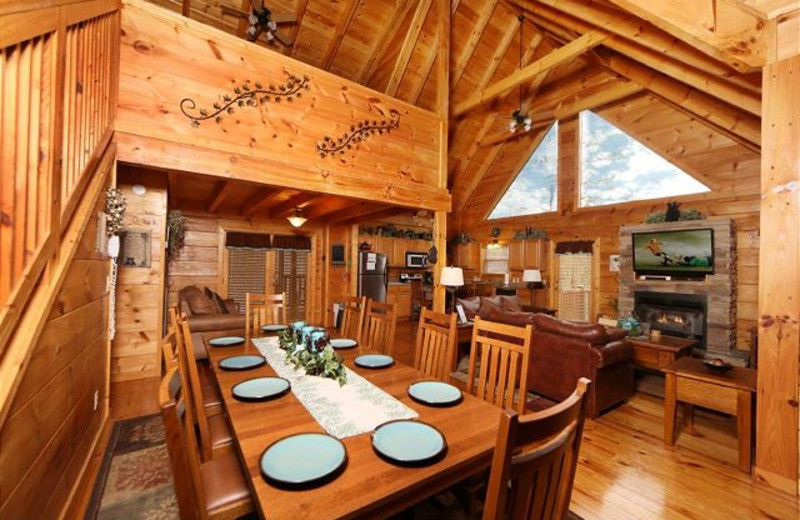 Rental dining room at Eden Crest Vacation Rentals, Inc.