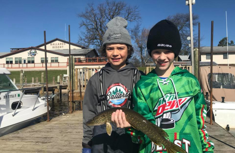 Fishing at Ballard's Resort.