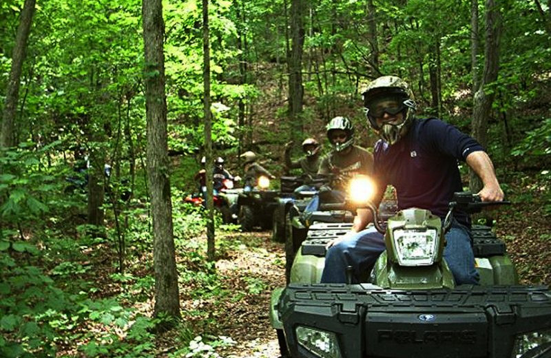 ATV tour at Stonewater Cove Resort.