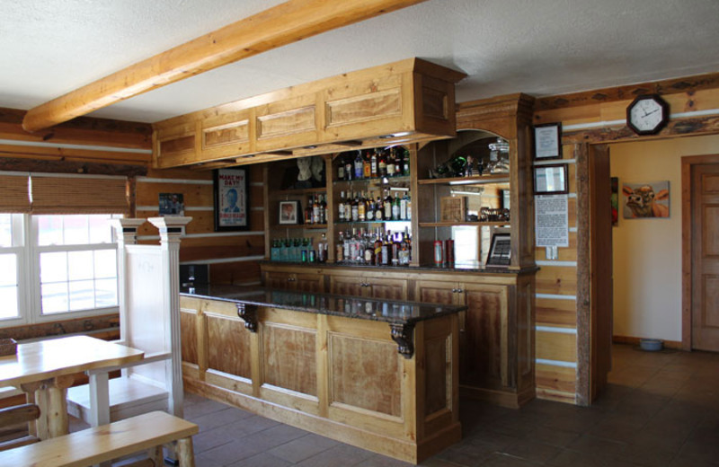 Bar at Colorado Cattle Company Ranch.