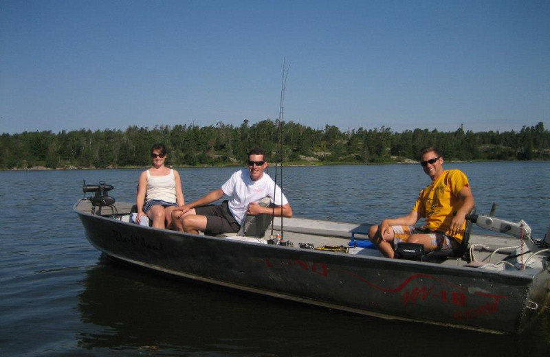 Boating at Ballard's Black Island.