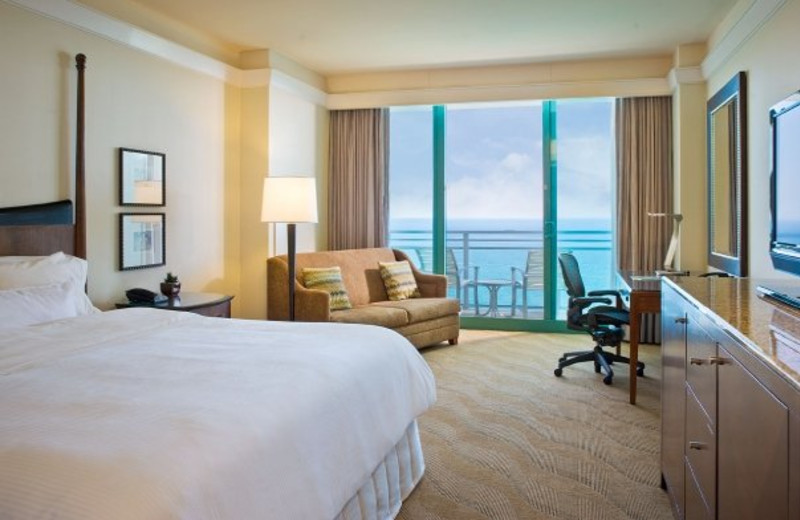 Guest room at The Westin Diplomat Resort.