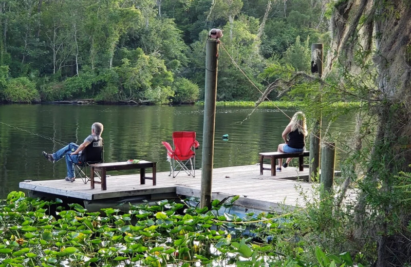 Fishing at Georgia Boy's Fish Camp.