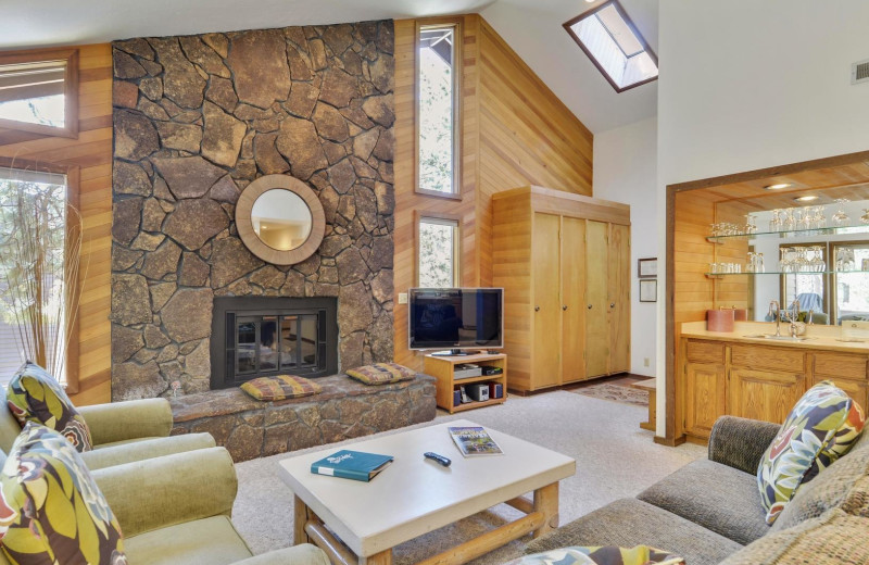 Rental living room at Mountain Resort Properties.