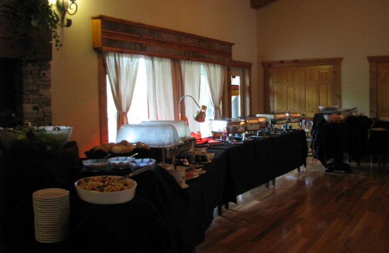 Buffet at Copperhead Lodge.