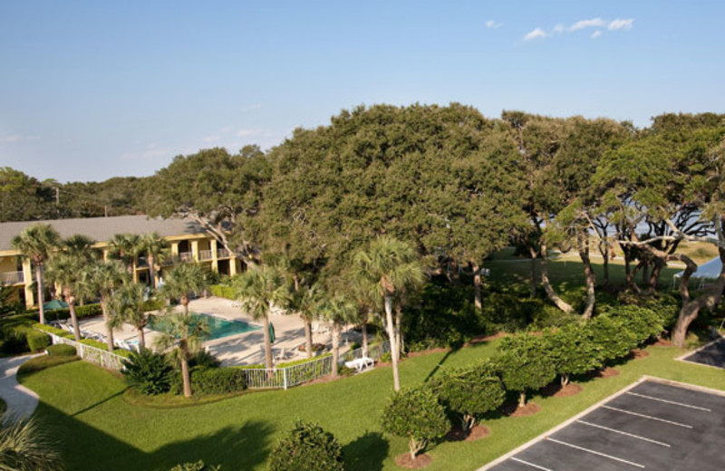 Aerial view of The Beachview Club.