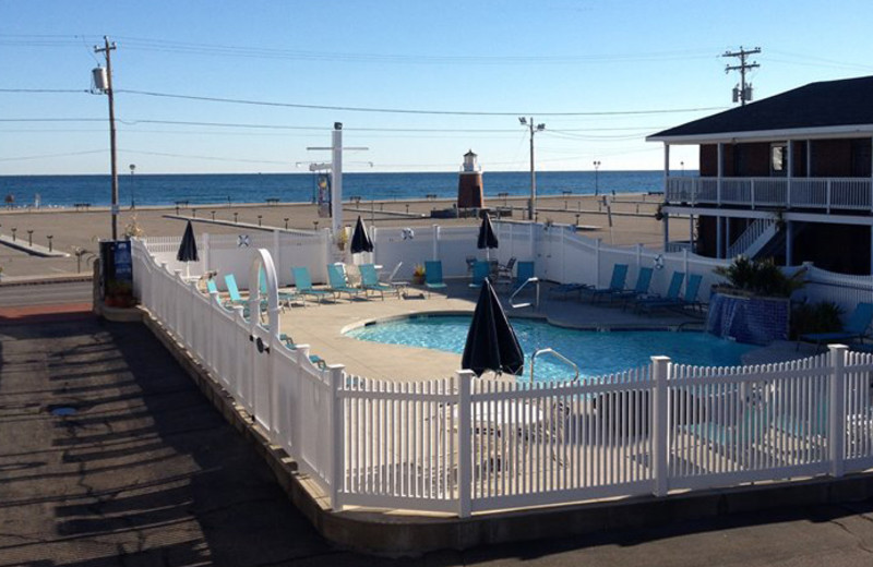 Outdoor pool at Sands by the Sea.