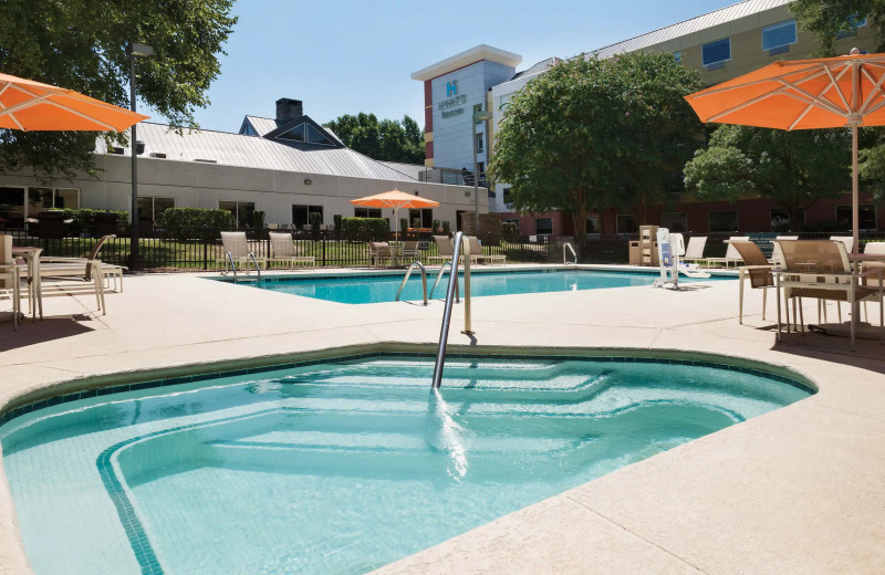 Outdoor pool at Hyatt House Charlotte Airport.