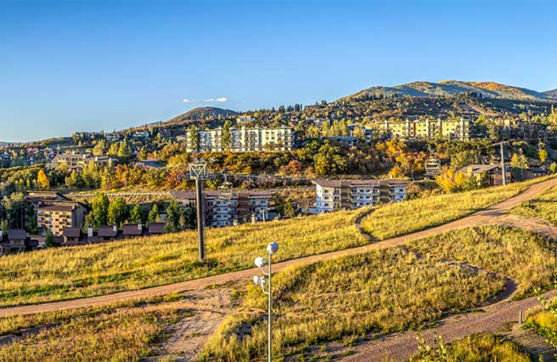 Mountain view at Bear Claw Condominiums.