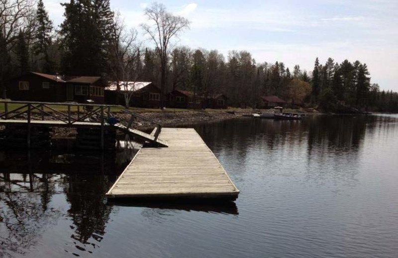 The dock at Nelson's Resort.