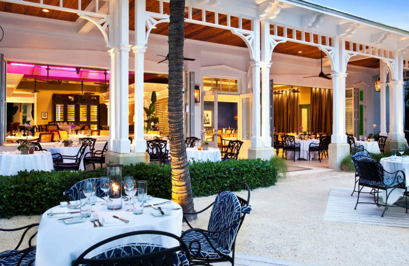 Outdoor patio at Sunset Key Guest Cottages, a Luxury Collection Resort.