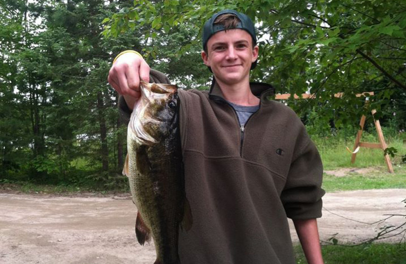 Fishing at Elbow Lake Lodge.