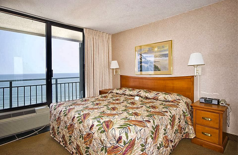 Guest bedroom at Four Sails Resort.