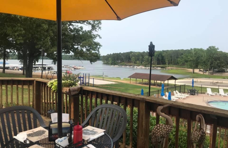 Patio at Buchanan Resort.