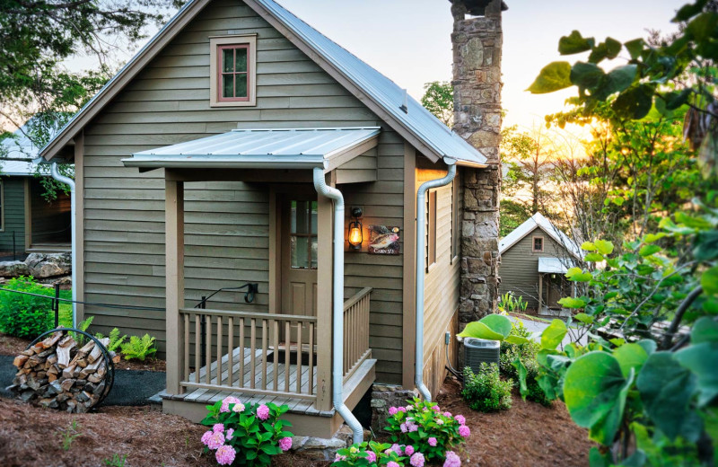 Cottage exterior at Big Cedar Lodge.