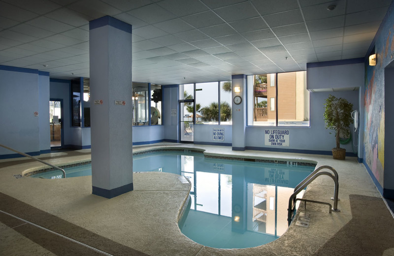 Indoor pool at Forest Dunes Ocean Front.