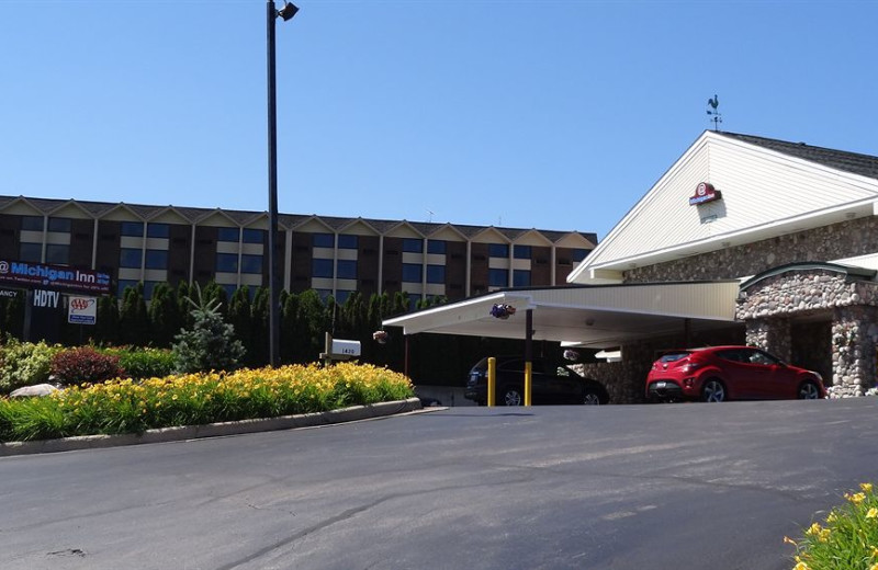 Exterior view of @ Michigan Inn and Lodge.