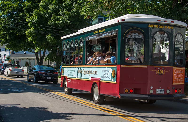 Trolley at The Sparhawk Oceanfront Resort.