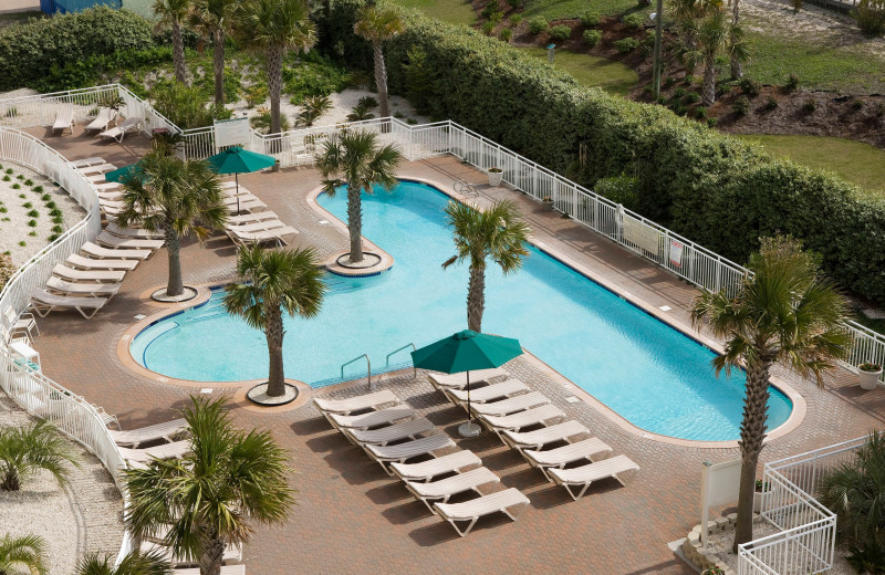 Outdoor pool at Courtyard by Marriott Carolina Beach.