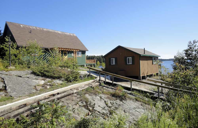 Cabins at Brennan Harbour Resort.