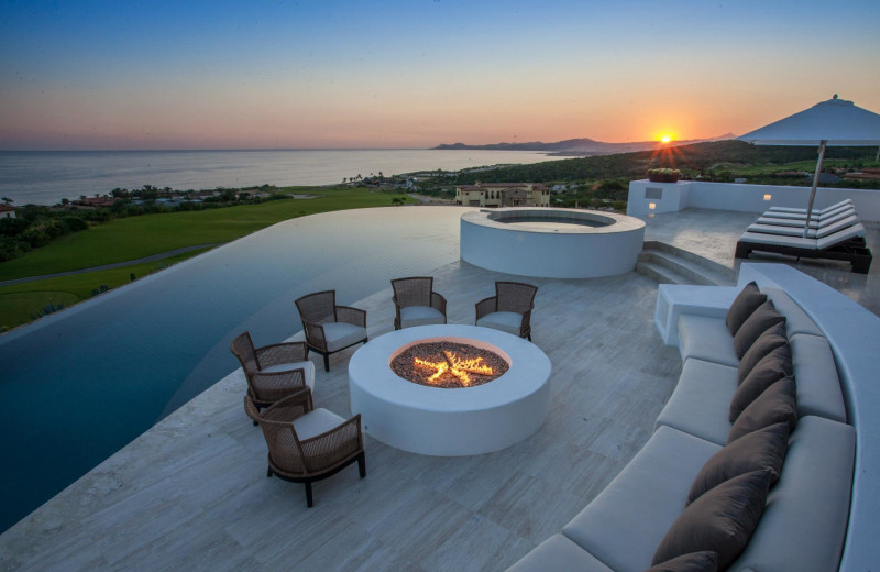 Rental patio at Sun Cabo Vacations.