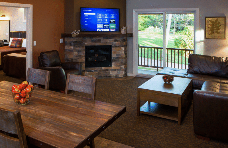 Guest room at Gull Lake View Golf Club 