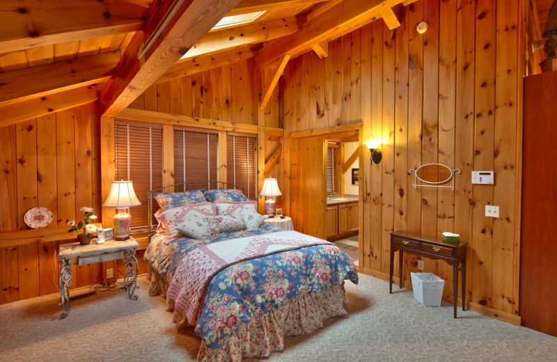 Rental bedroom at Finger Lakes Premiere Properties.