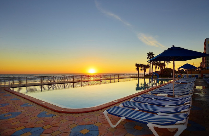 Outdoor pool at Plaza Resort & Spa.