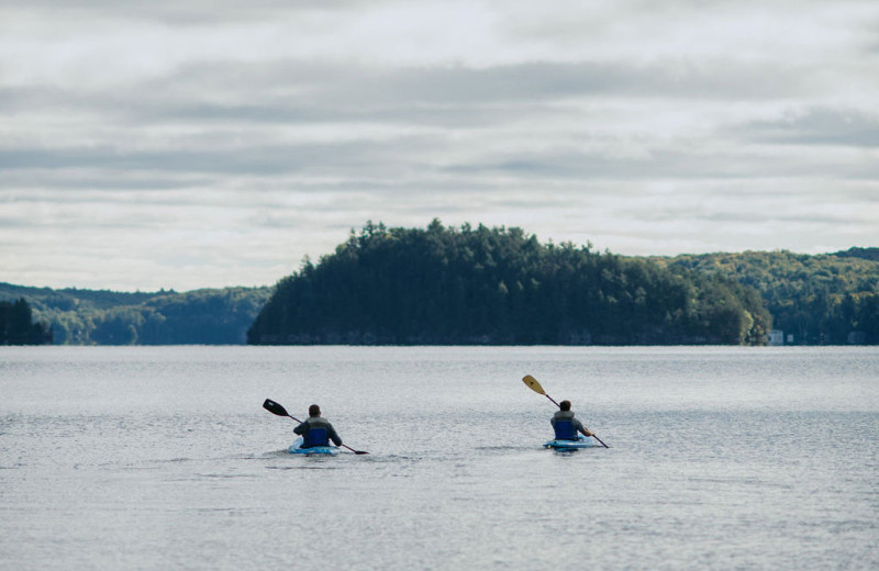 Kayaking at Port Cunnington Lodge & Resort.