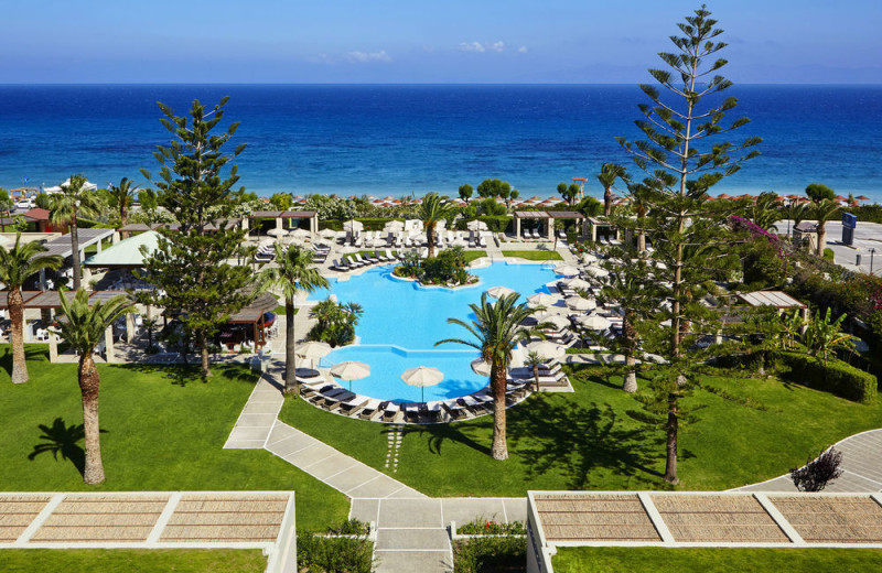 Outdoor pool at Sheraton Rhodes Resort.