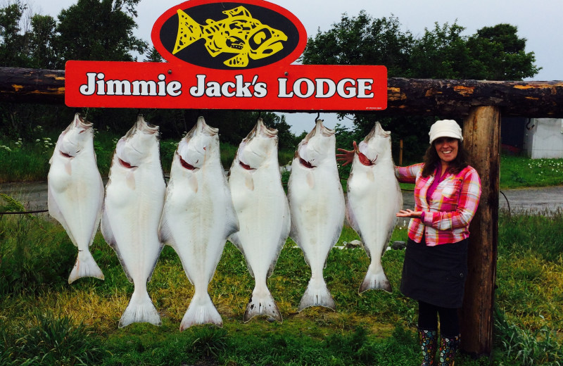 Fishing at Jimmie Jack's Alaska Fishing Lodges.