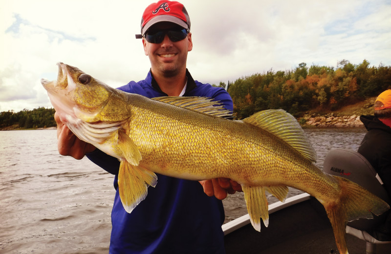 Fishing at Tetu Island Lodge.