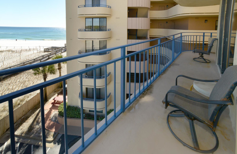 Balcony view at Nautilus Condominiums.