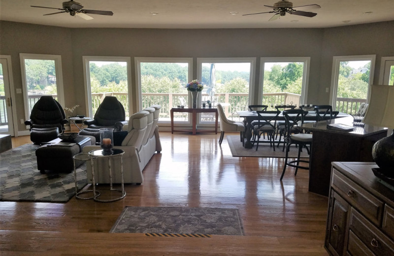 Rental interior at Mariners Landing.