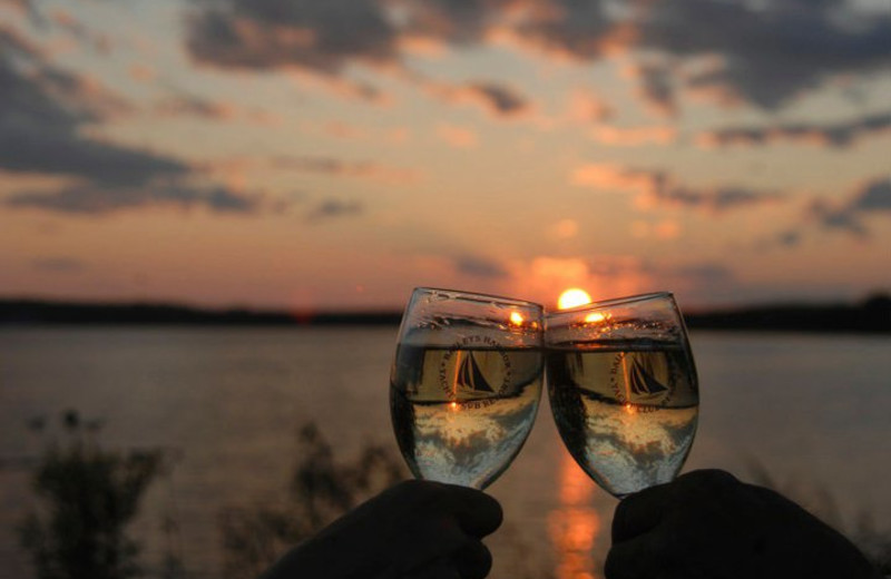 Beautiful Sunset at Baileys Harbor Resort