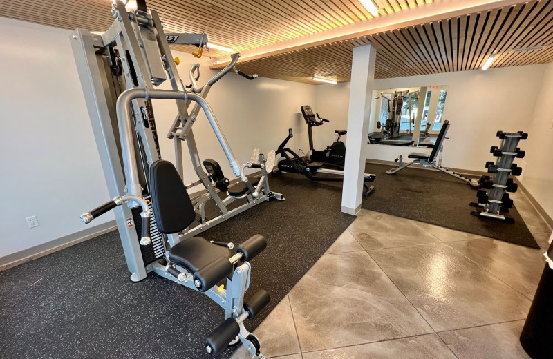 Fitness center at Bluefin Bay on Lake Superior.