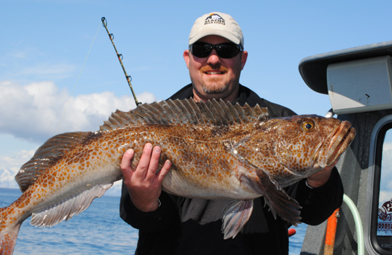 Fishing at Glacier Bear Lodge.